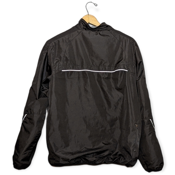 Layer 8 Black Windbreaker Jacket Size Medium - Picture 2 of 8